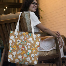 Bolsa Tote Cartoon Colorida Fox