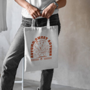 Bolsa Tote Cartoon de outono doce
