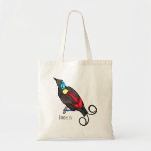 Bolsa Tote Cartoon de pássaro do paraíso de Wilson