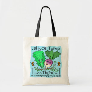 Bolsa Tote Cartoon Envernado Envernado Timo Vegetal