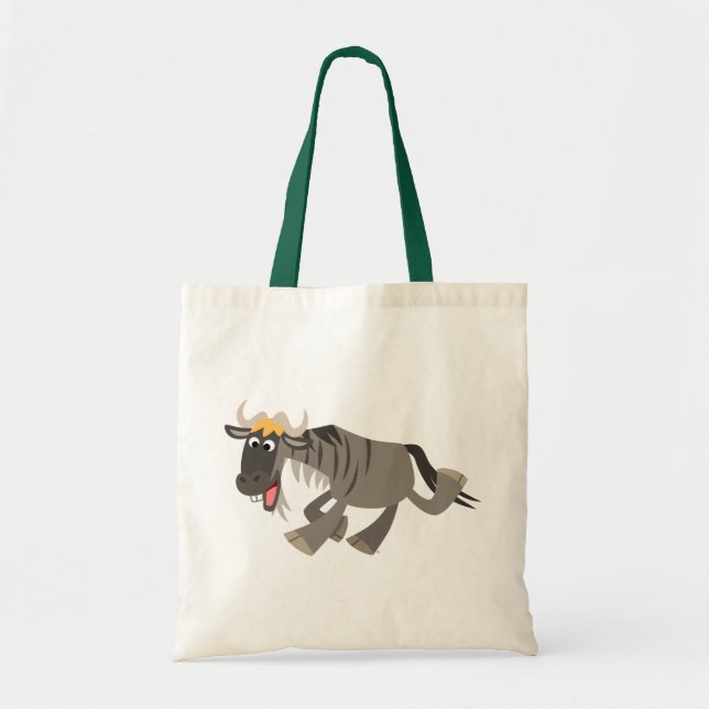 Bolsa Tote Cartoon Feliz Bag Wildebeest (Frente)