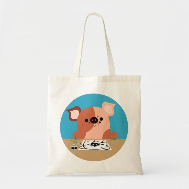 Bolsa Tote Cartoon Gelado de Gelado (Frente)