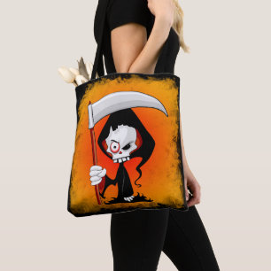 Bolsa Tote Cartoon Grim Reaper