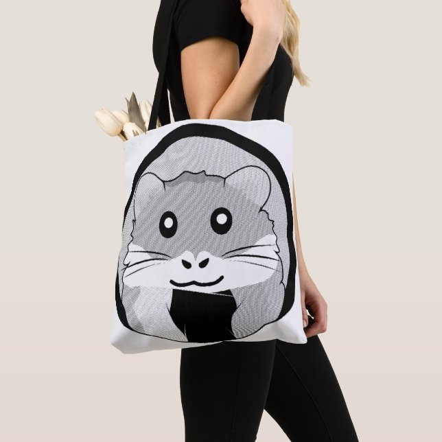 Bolsa Tote Cartoon Hamster Scarfeed Joy (Close Up)