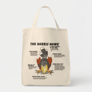 Bolsa Tote Cartoon Harris Hawk