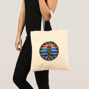 Bolsa Tote Cartoon Hawail Owl Pueo