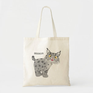 Bolsa Tote Cartoon lince lince de lince