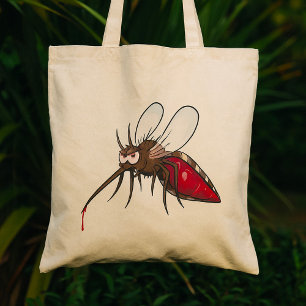 Bolsa Tote Cartoon Mosquito