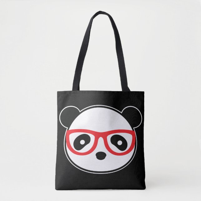 Bolsa Tote Cartoon Panda Purse - Leon The Panda Bear Bag (Frente)