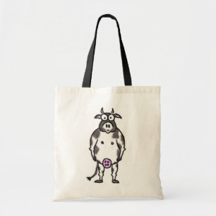 Bolsa Tote Cartoon Vaca Saco