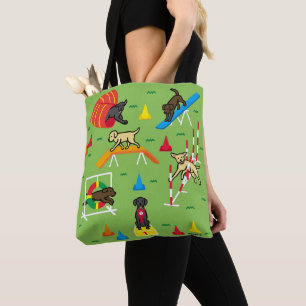 Bolsa Tote Cartum de Agilidade Preto Labrador