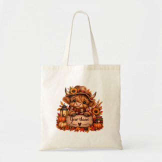 Bolsa Tote Casa de Campo Personalizada de Vaca das Terras Alt