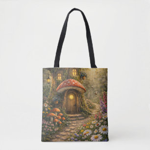 Bolsa Tote Casa de madeira caprichosa