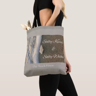 Bolsa Tote Casa de Praia Beijos Salgados & Desejos Salgados C
