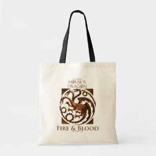 Bolsa Tote CASA DO DRAGÃO   House Targaryen Sigil