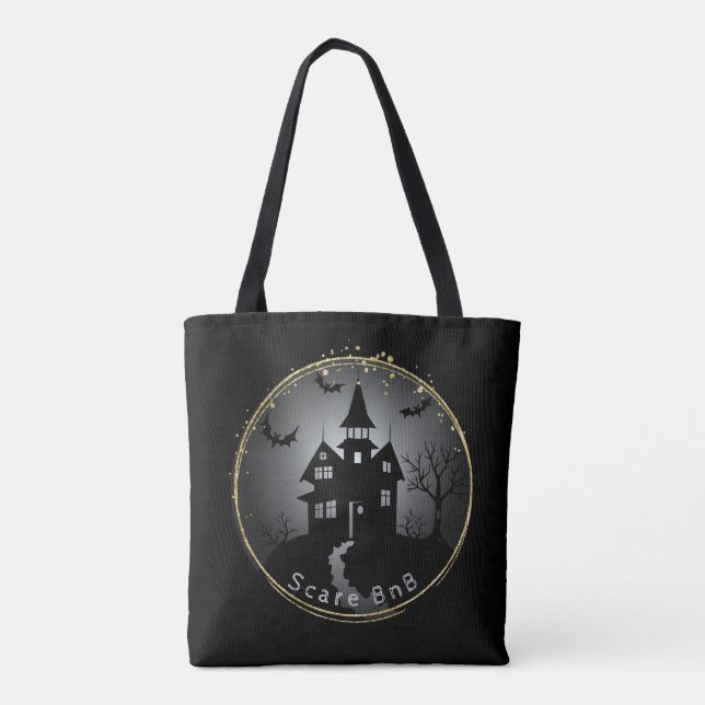 Bolsa Tote Casa Negra Halloween (Verso)