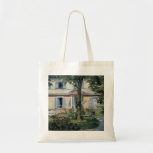 Bolsa Tote Casa no Rueil por Edouard Manet, Vintage Fine Art