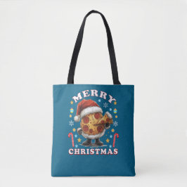 Bolsa Tote Casaco de jeans Feliz Natal