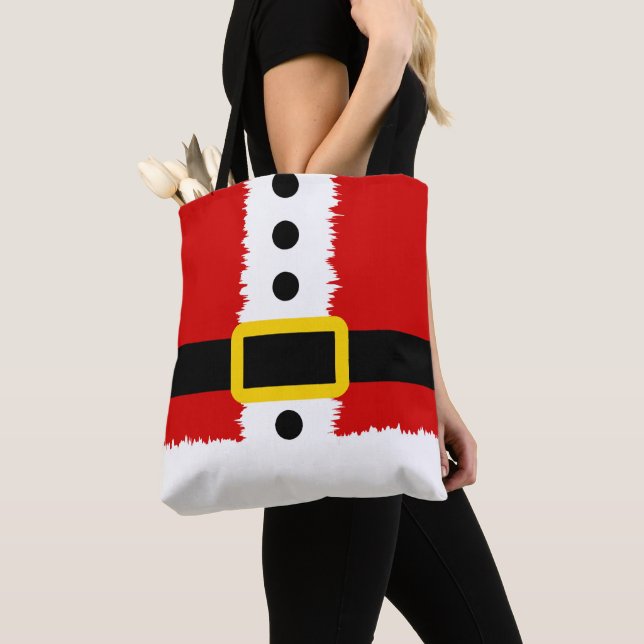 Bolsa Tote Casaco do Papai Noel (Close Up)
