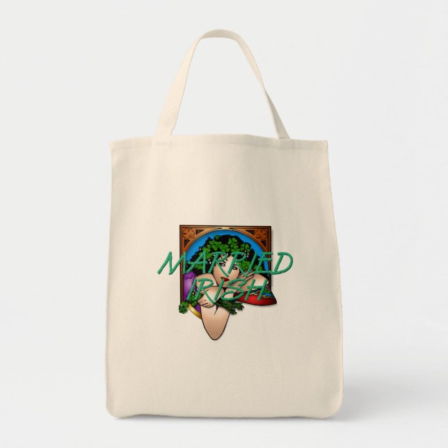 Bolsa Tote Casada Irlandesa (Frente)