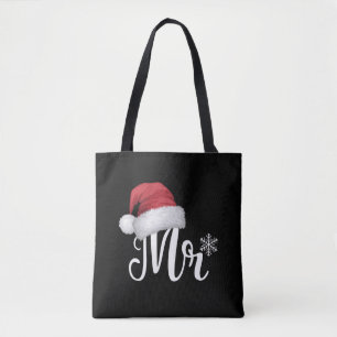 Bolsa Tote Casais do Sr. Claus Correspondendo aos Papais noei