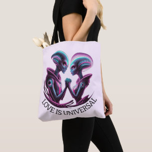 Bolsa Tote Casal alienígena