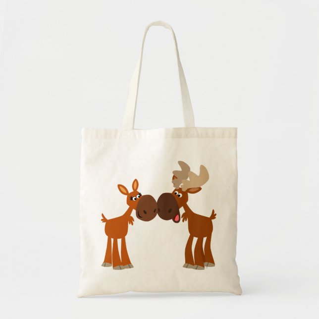Bolsa Tote Casal de animação em forma de boneco (Frente)