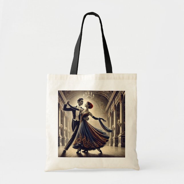 Bolsa Tote Casal de dança Viennese Waltz Viena (Frente)