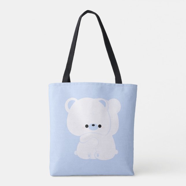 Bolsa Tote Casal de Urso Polar Cujo (Verso)