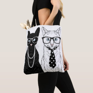 Bolsa Tote Casal do gato