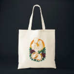 Bolsa Tote Casal Floral Tote Bag<br><div class="desc">Celebre o amor em estilo com esta estonteante bolsa de tote com tema de casamento de alta resolução com uma silhueta de casal romântica moldada por florais vibrantes, anéis de ouro e uma gemstone radiante. Projetado em um estilo vetorial ousado e semirrealista, este pop atraente em tecidos claros e escuros...</div>
