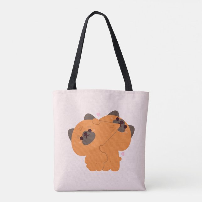 Bolsa Tote Casal german shepherd (Verso)
