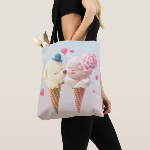 Bolsa Tote Casal sorvete - Amor no Primeiro Lick