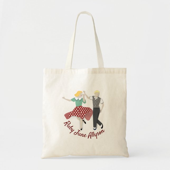 Bolsa Tote Casal Swing Dance (Frente)