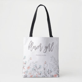 Bolsa Tote Casamento Botânico Blue Boho | Flor