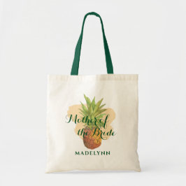 Bolsa Tote Casamento de abacaxi tropical Mãe da Noiva