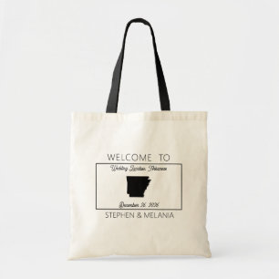 Bolsa Tote Casamento de Boas-Vindas de Arkansas
