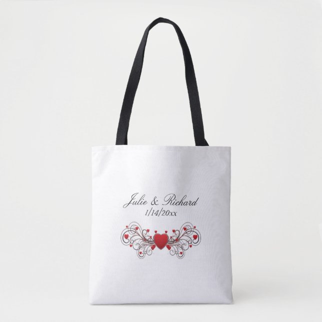 Bolsa Tote Casamento de Copas (Frente)