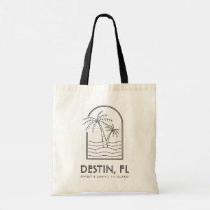 Bolsa Tote Casamento de Destino de Destino de Casamento da Fl