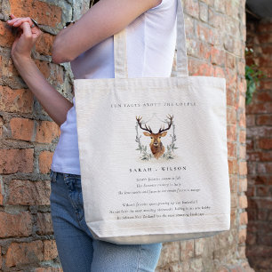 Bolsa Tote Casamento De Fatos De Fatos De Fatos De Dusky Deer