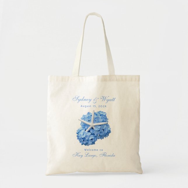 Bolsa Tote Casamento de Jardim da Seada Bem-Vindo Tote Bag (Frente)