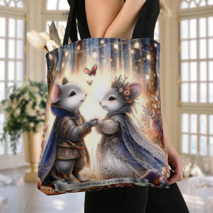 Bolsa Tote Casamento de Mouse Encantado Forest Fairytale