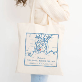 Bolsa Tote Casamento de Newport Rhode Island Tote Bag de Boas