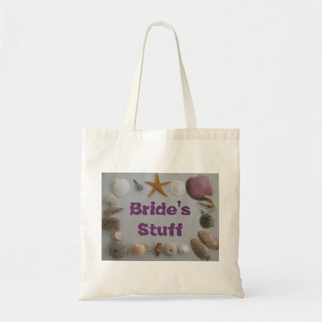 Bolsa Tote Casamento de Praia/Coisas da Noiva (Frente)