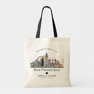 Bolsa Tote Casamento de São Francisco   Linha Skyline Estiliz