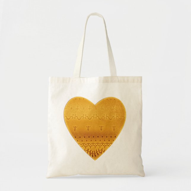 Bolsa Tote Casamento Dourado com a Glitter (Frente)