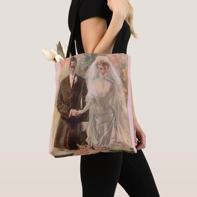 Bolsa Tote casamento eduardiano de 1906 (Close Up)