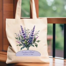 Bolsa Tote Casamento Lavanda Lírio-do-Vale