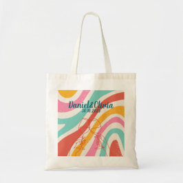 Bolsa Tote Casamento Minimalista Colorido