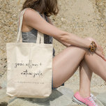 Bolsa Tote Casamento Mínimo de Tipografia de Script Branco Pr<br><div class="desc">Se precisar de mais alguma personalização,  por favor,  sinta-se à vontade para me enviar uma mensagem em yellowfebstudio@gmail.com.</div>